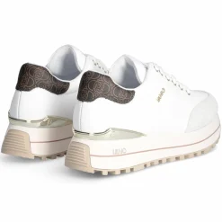 Liu-Jo Baskets|Baskets en Cuir Maxi écrues