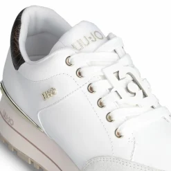 Liu-Jo Baskets|Baskets en Cuir Maxi écrues