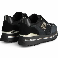 Liu-Jo Baskets|Baskets en Cuir Maxi noires