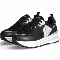 Liu-Jo Baskets|Baskets en Cuir Maxi noires