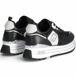 Liu-Jo Baskets|Baskets en Cuir Maxi noires