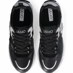 Liu-Jo Baskets|Baskets en Cuir Maxi noires