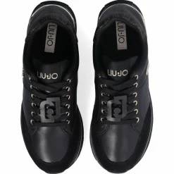 Liu-Jo Baskets|Baskets en Cuir Maxi noires