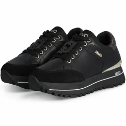 Liu-Jo Baskets|Baskets en Cuir Maxi noires