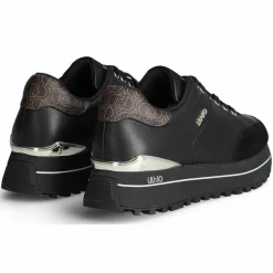 Liu-Jo Baskets|Baskets en Cuir Maxi noires