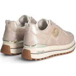 Liu-Jo Baskets|Baskets en Cuir Maxi taupe