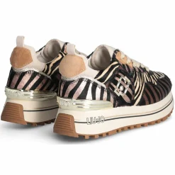 Liu-Jo Baskets|Baskets en Cuir Maxi zébre