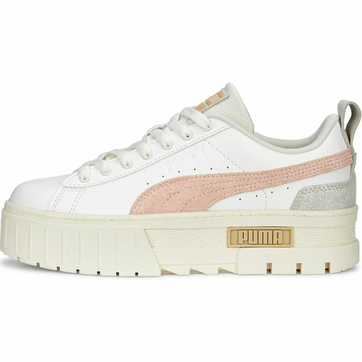 Puma Baskets|Baskets en Cuir Mayze blanches