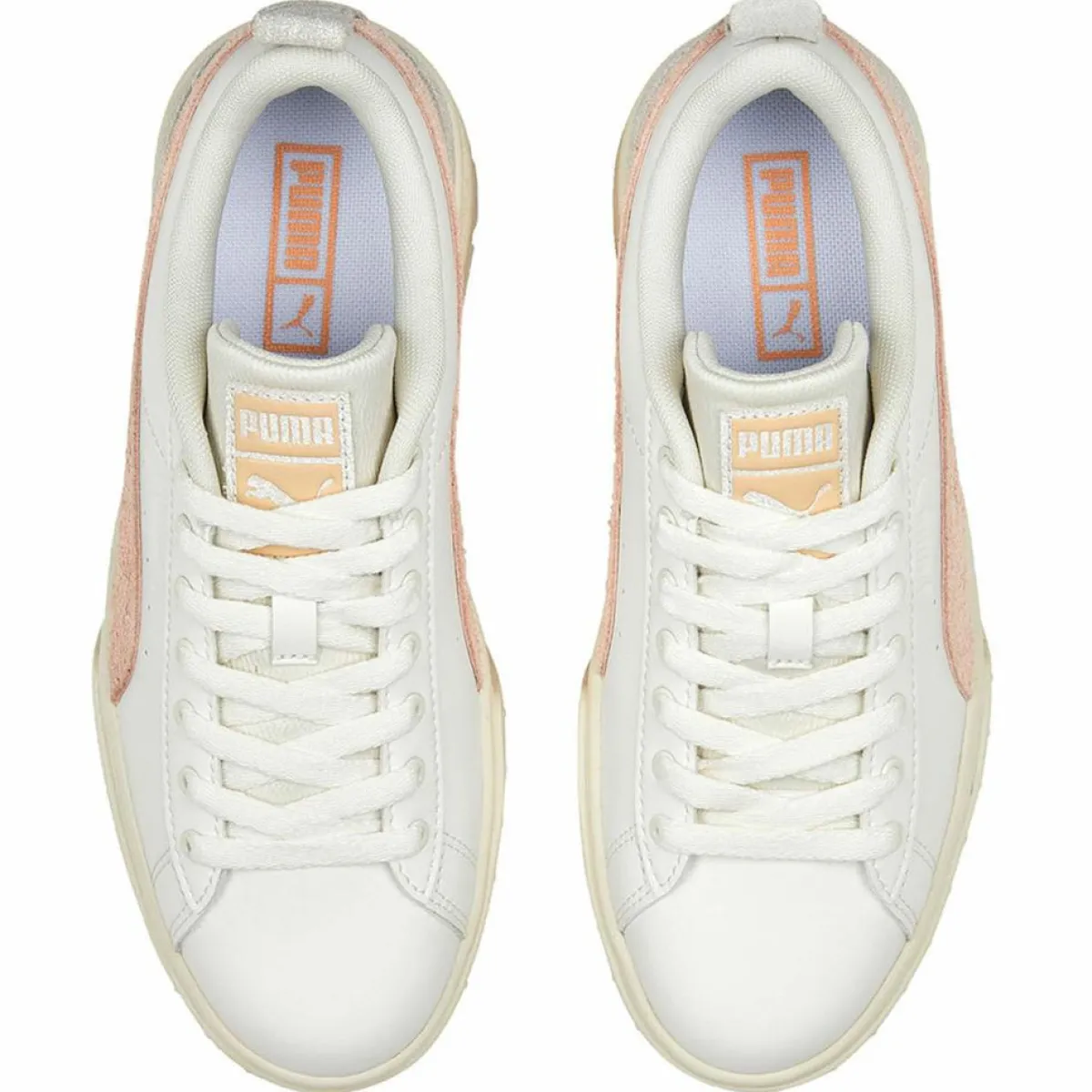 Puma Baskets|Baskets en Cuir Mayze blanches