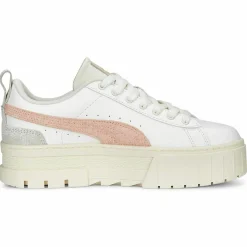 Puma Baskets|Baskets en Cuir Mayze blanches