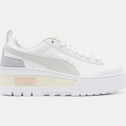 Puma Baskets|Baskets en Cuir Mayze blanches