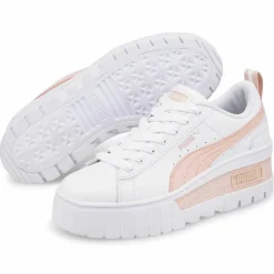 Puma Baskets|Baskets en Cuir Mayze blanc/rose