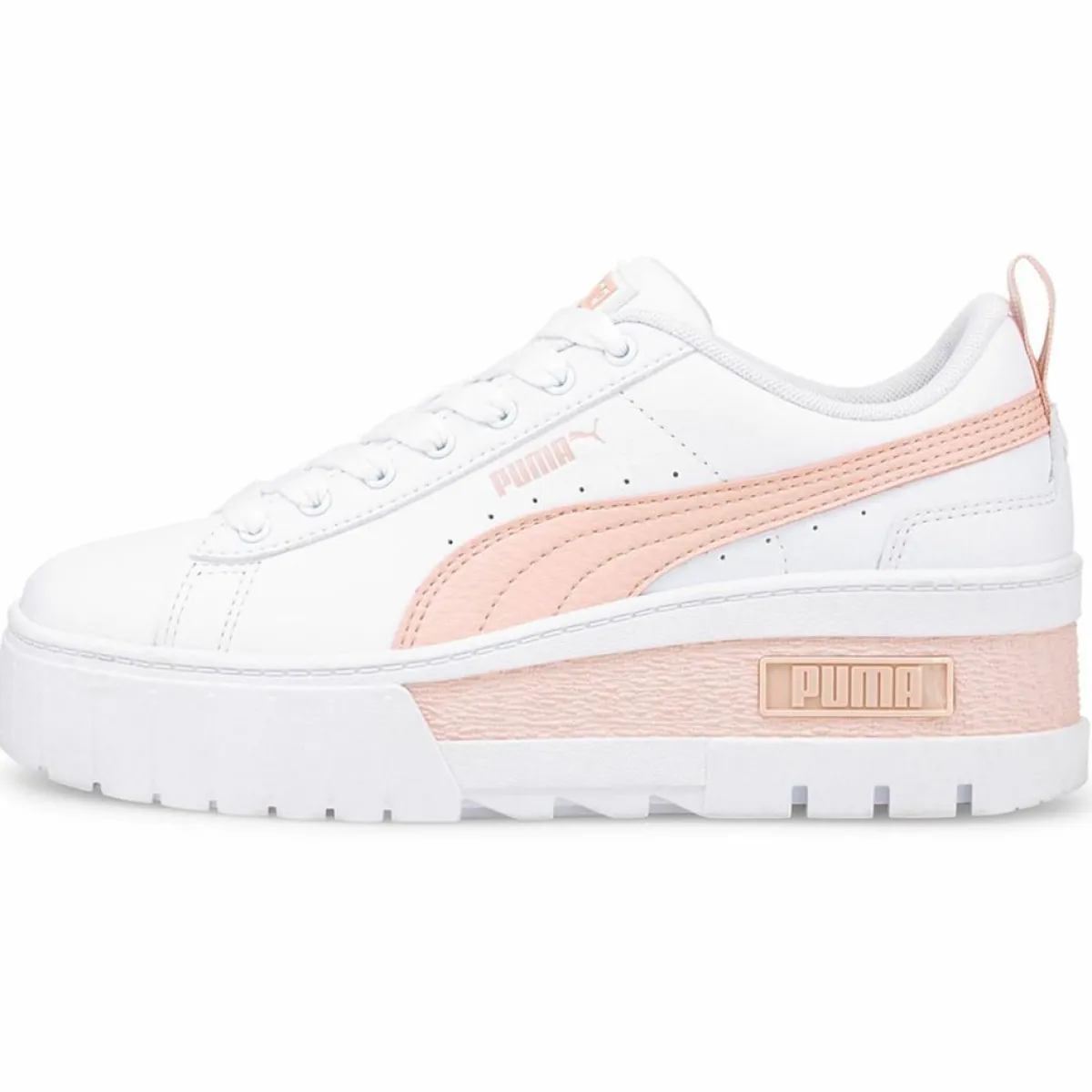Puma Baskets|Baskets en Cuir Mayze blanc/rose