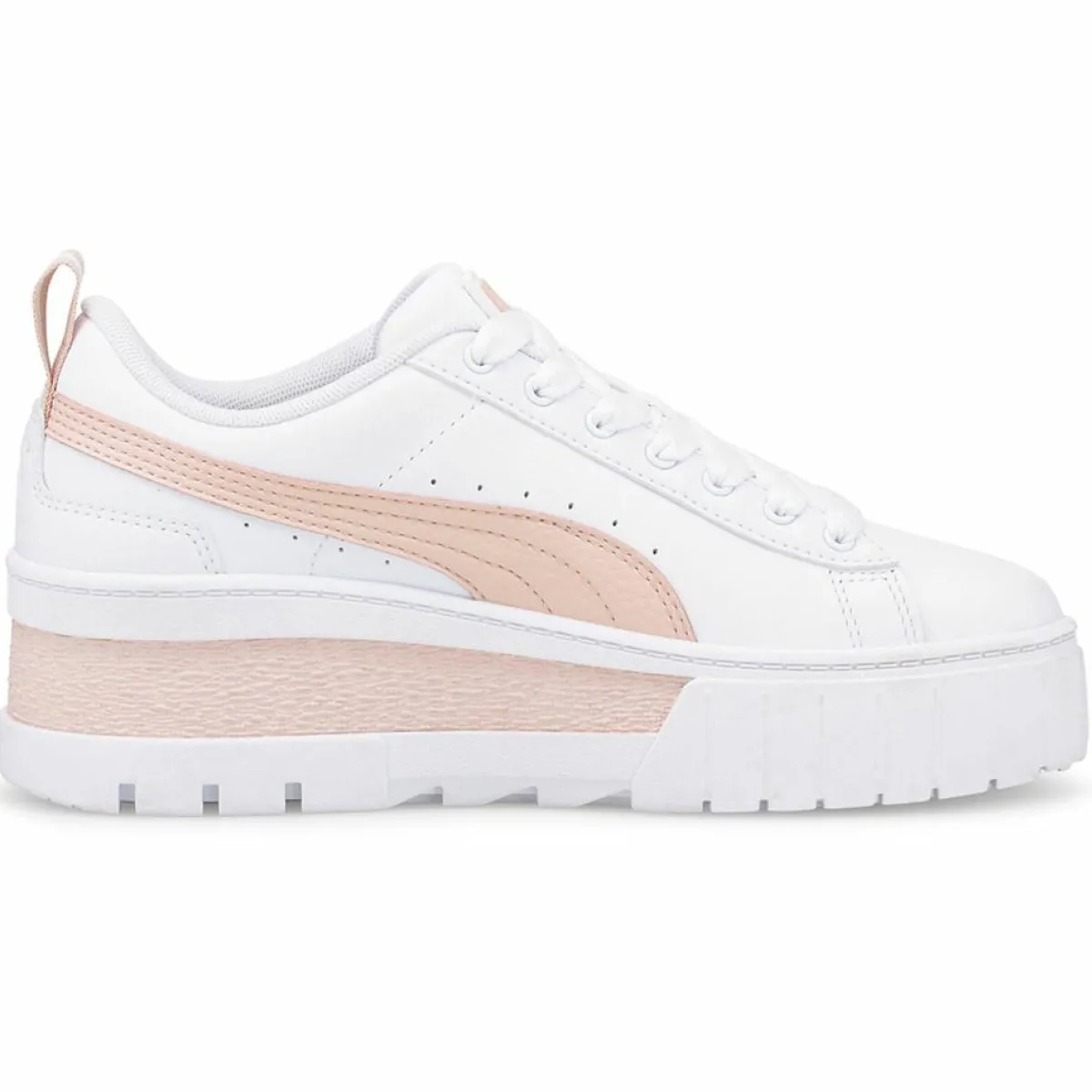 Puma Baskets|Baskets en Cuir Mayze blanc/rose