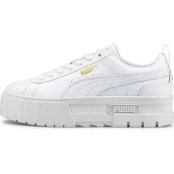 Puma Baskets|Baskets en Cuir Mayze Classic blanches