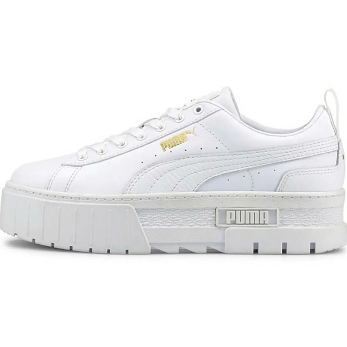 Puma Baskets|Baskets en Cuir Mayze Classic blanches