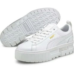 Puma Baskets|Baskets en Cuir Mayze Classic blanches