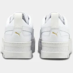 Puma Baskets|Baskets en Cuir Mayze Classic blanches