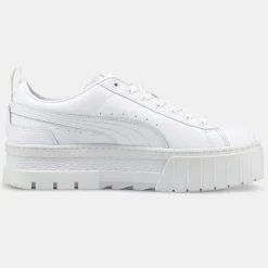 Puma Baskets|Baskets en Cuir Mayze Classic blanches