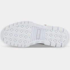 Puma Baskets|Baskets en Cuir Mayze Luxe blanc/bordeaux