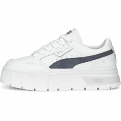 Puma Baskets|Baskets en Cuir Mayze Stack blanches