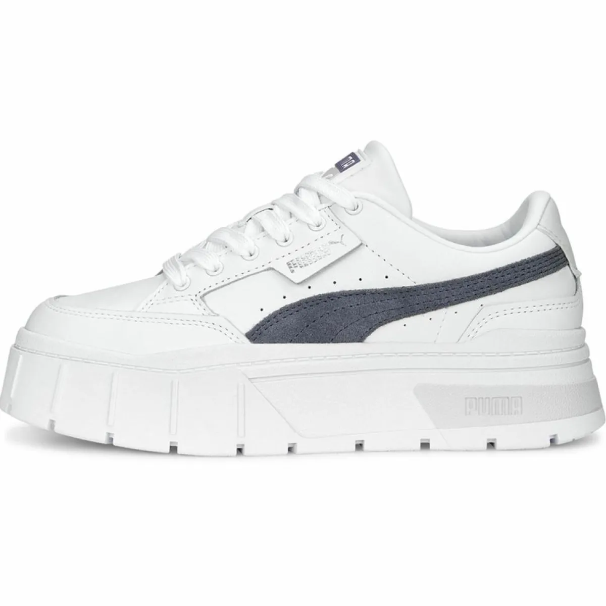 Puma Baskets|Baskets en Cuir Mayze Stack blanches