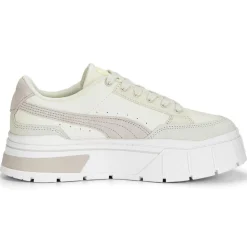 Puma Baskets|Baskets en Cuir Mayze Stack Luxe blanc/beige
