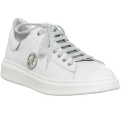 Patrizia Pepe Baskets|Baskets en Cuir Prisilia blanches