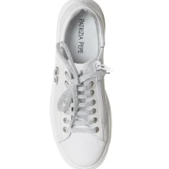 Patrizia Pepe Baskets|Baskets en Cuir Prisilia blanches