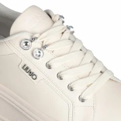 Liu-Jo Baskets|Baskets en Cuir Selma ivoire