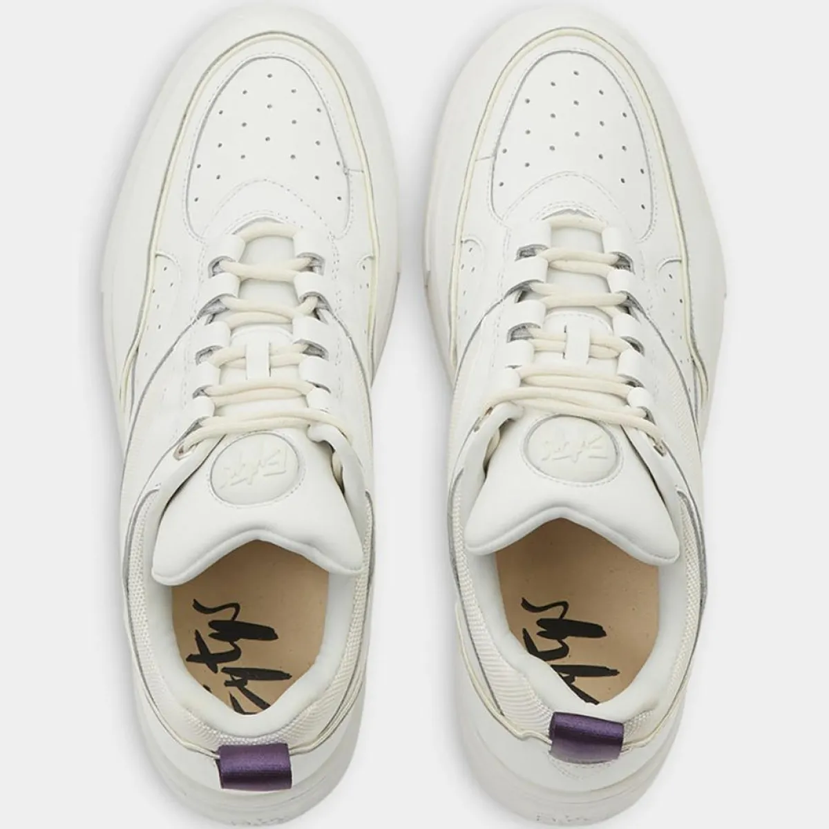 Eytys Baskets|Baskets en Cuir Sidney blanches