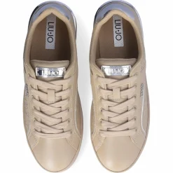 Liu-Jo Baskets|Baskets en Cuir Silvia beiges