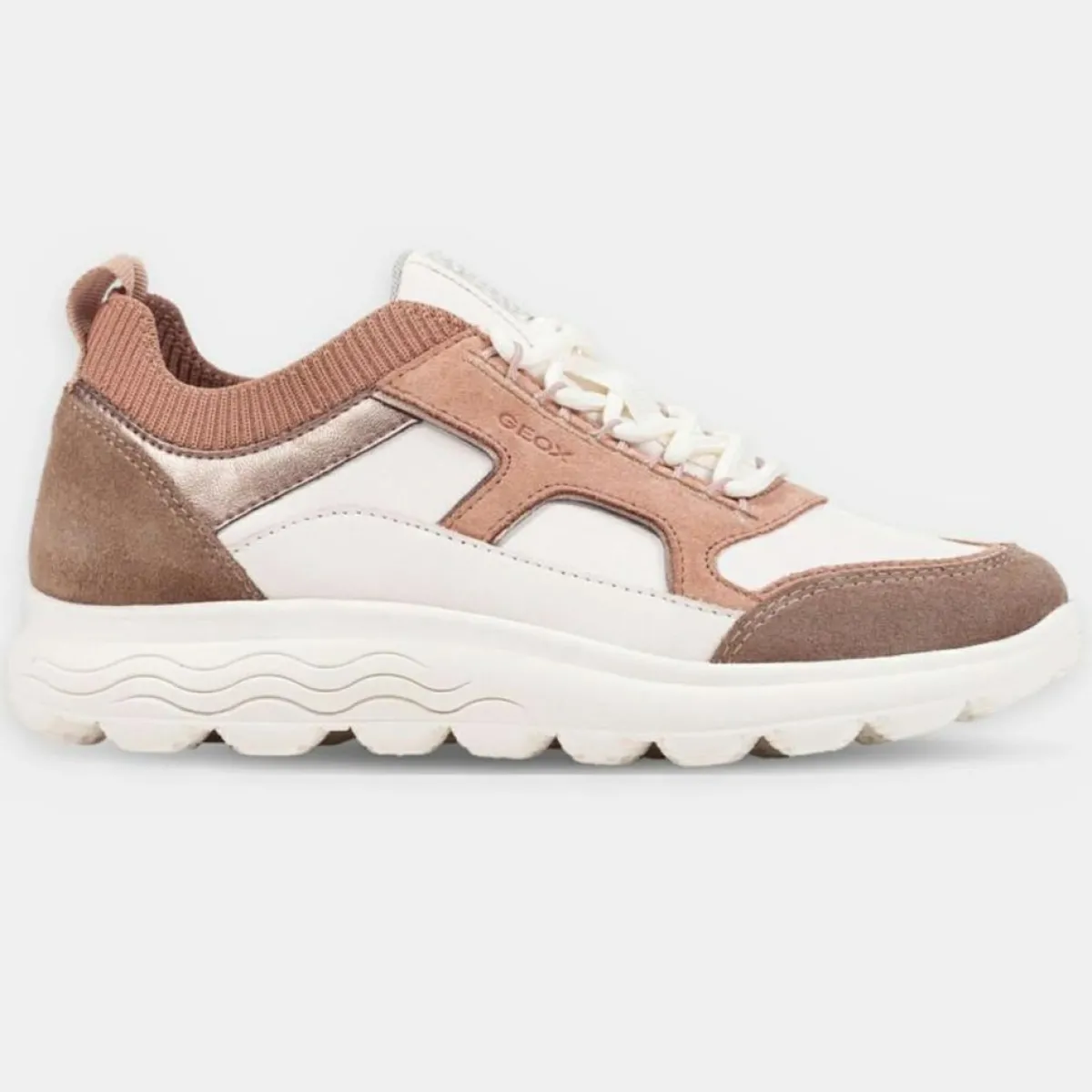 Geox Baskets|Baskets en Cuir Spherica multicolores