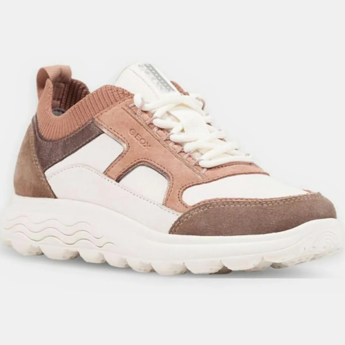 Geox Baskets|Baskets en Cuir Spherica multicolores