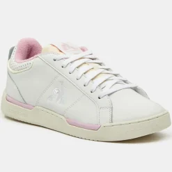 Le Coq Sportif Baskets|Baskets en Cuir Stadium blanc/rose
