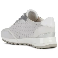 Geox Baskets|Baskets en Cuir Tabelya blanc cassé/gris