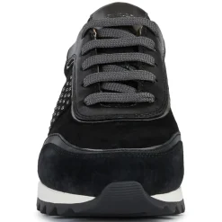 Geox Baskets|Baskets en Cuir Tabelya noir/métallique