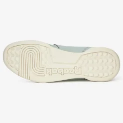 Reebok Baskets|Baskets en Cuir Workout Logo céladon bleues