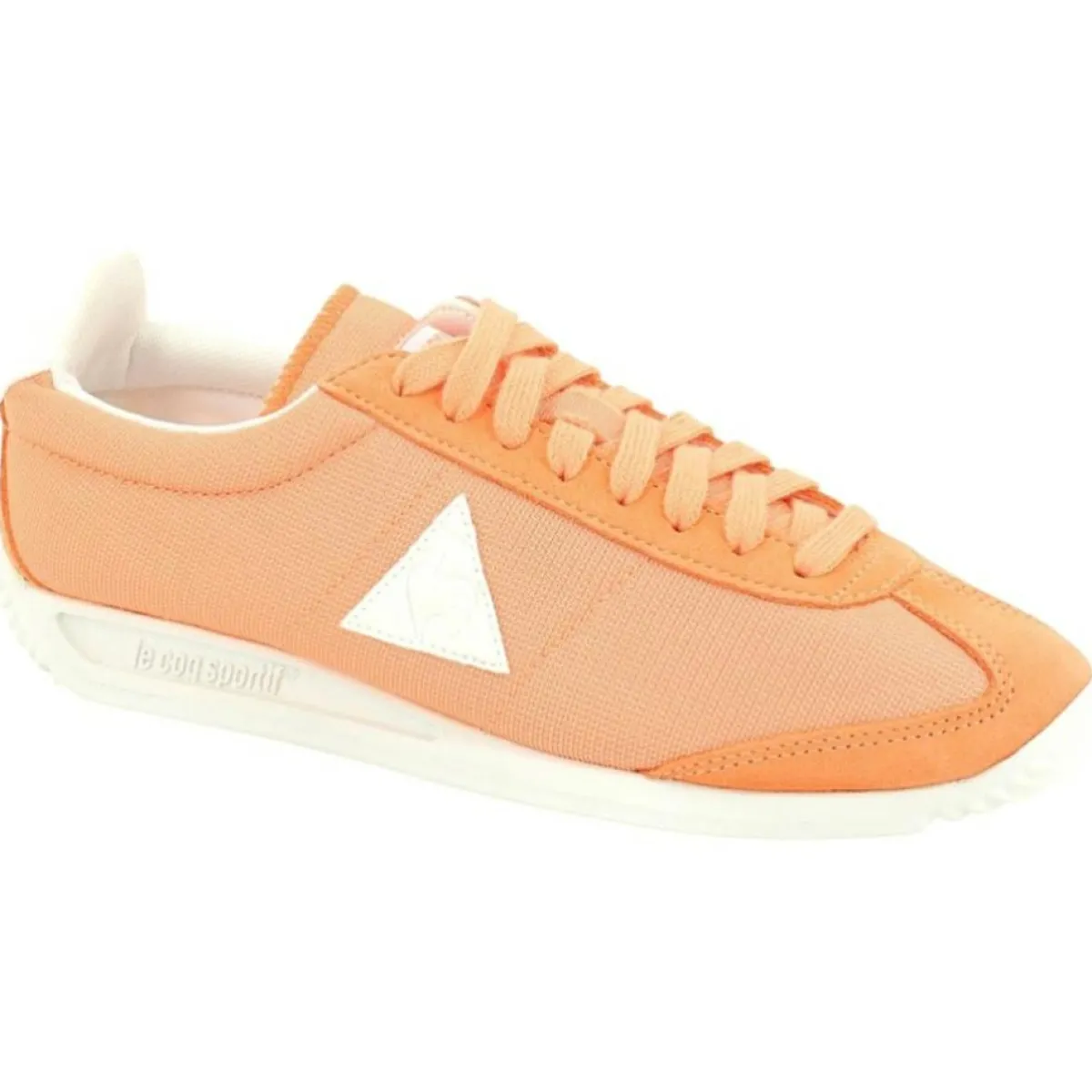 Le Coq Sportif Baskets|Baskets en Mesh & Velours de Cuir Quartz W Feminine orange