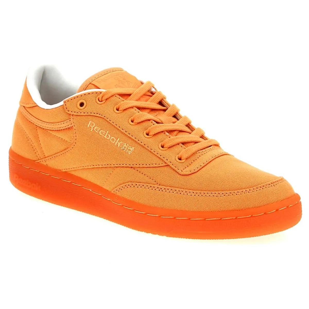 Reebok Baskets|Baskets en Toile Club C 85 Canvas orange
