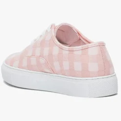 Bocage Baskets|Baskets en Toile Nikolaus vichy rose corail