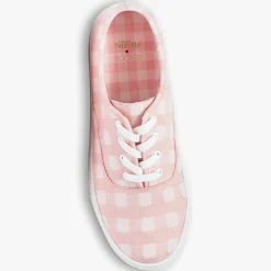 Bocage Baskets|Baskets en Toile Nikolaus vichy rose corail