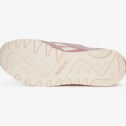 Reebok Baskets|Baskets en Velours de Cuir & Mesh Cl Nylon J4 roses