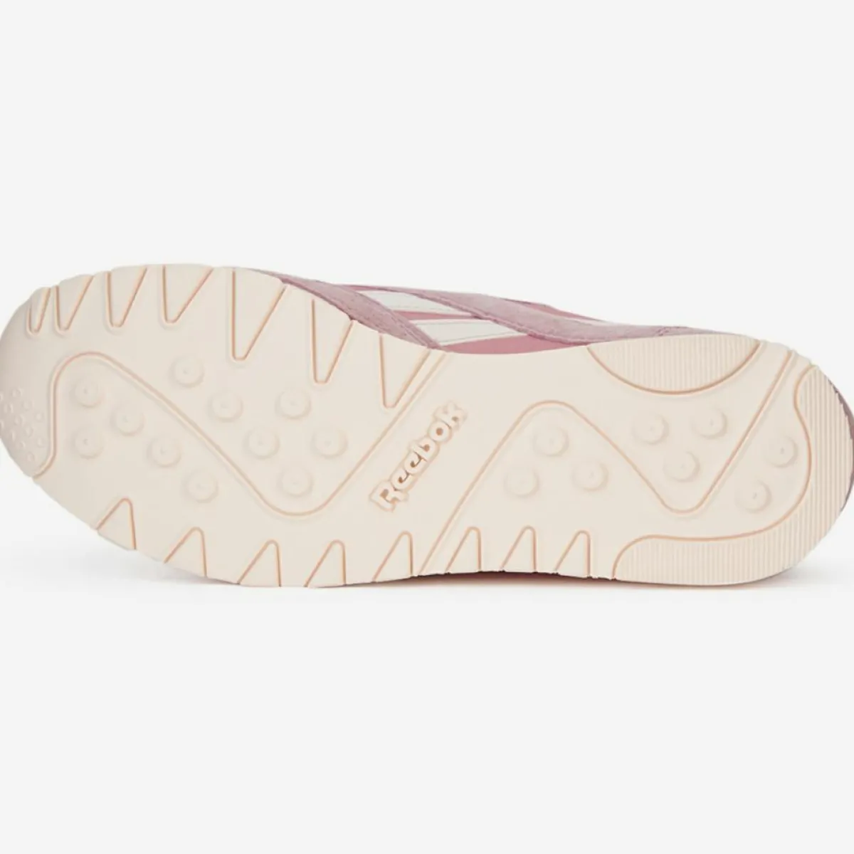 Reebok Baskets|Baskets en Velours de Cuir & Mesh Cl Nylon J4 roses