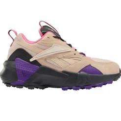 Reebok Baskets|Baskets en Velours de Cuir & Mesh Aztrek Double Mix T rose/violet
