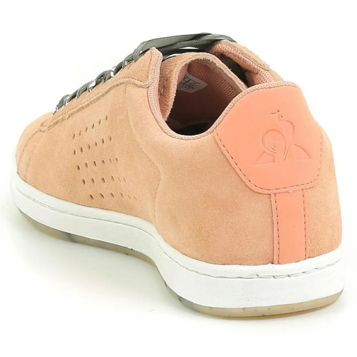 Le Coq Sportif Baskets|Baskets en Velours de Cuir Courtset rose moyen