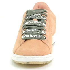 Le Coq Sportif Baskets|Baskets en Velours de Cuir Courtset rose moyen