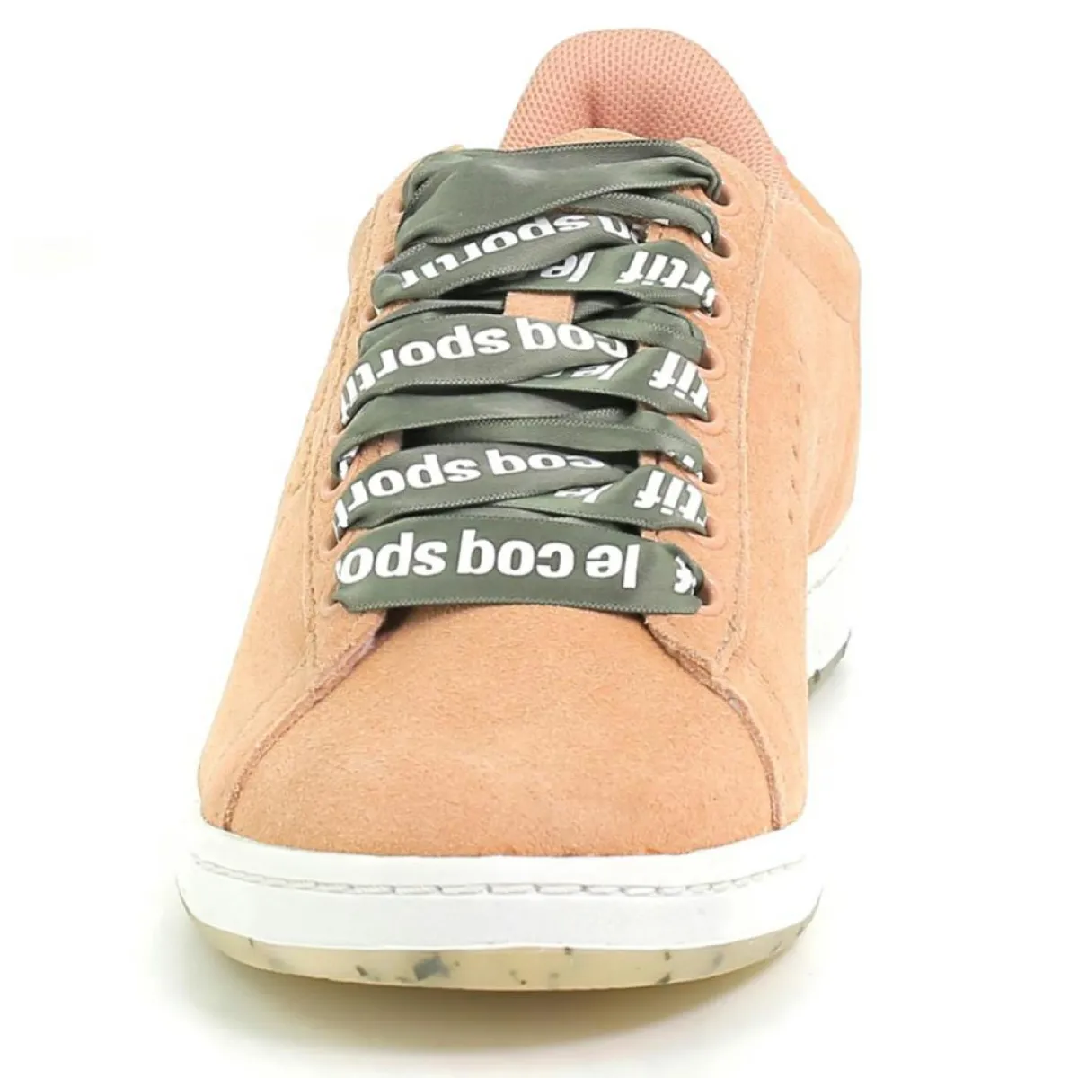 Le Coq Sportif Baskets|Baskets en Velours de Cuir Courtset rose moyen