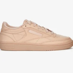 Reebok Baskets|Baskets en Velours de Cuir Club C 85 Suede J4 rose clair