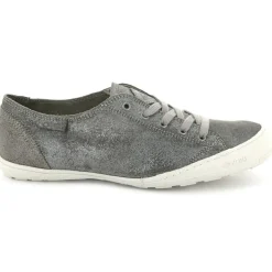 Palladium Baskets|Baskets en Velours de Cuir irisé Game grises